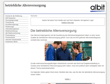 Tablet Screenshot of bav-plattform.de